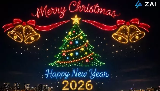 منظور أعلى لعيد الميلاد وتحيّات الموسم من ZAi
