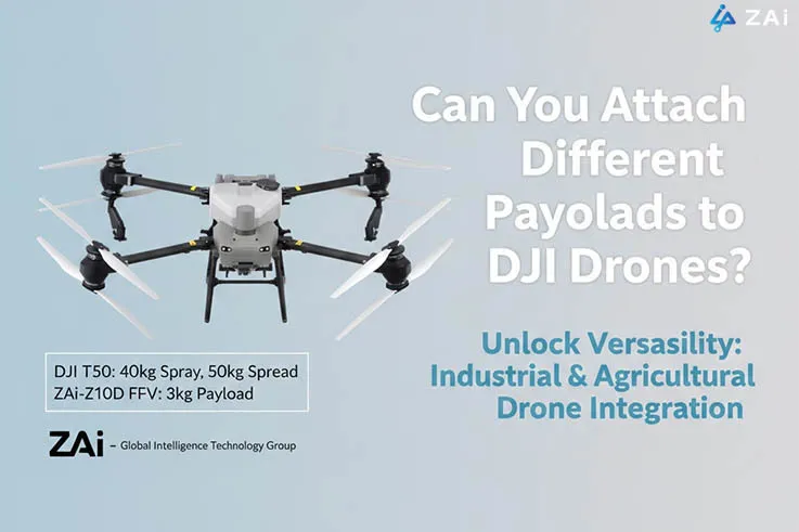 هل يمكنك تثبيت حمولات مختلفة على طائرات DJI هل يمكنك تثبيت حمولات مختلفة على طائرات DJI