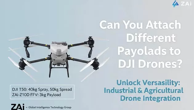 هل يمكنك إضافة حمولات مختلفة إلى طائرات DJI الدرون؟